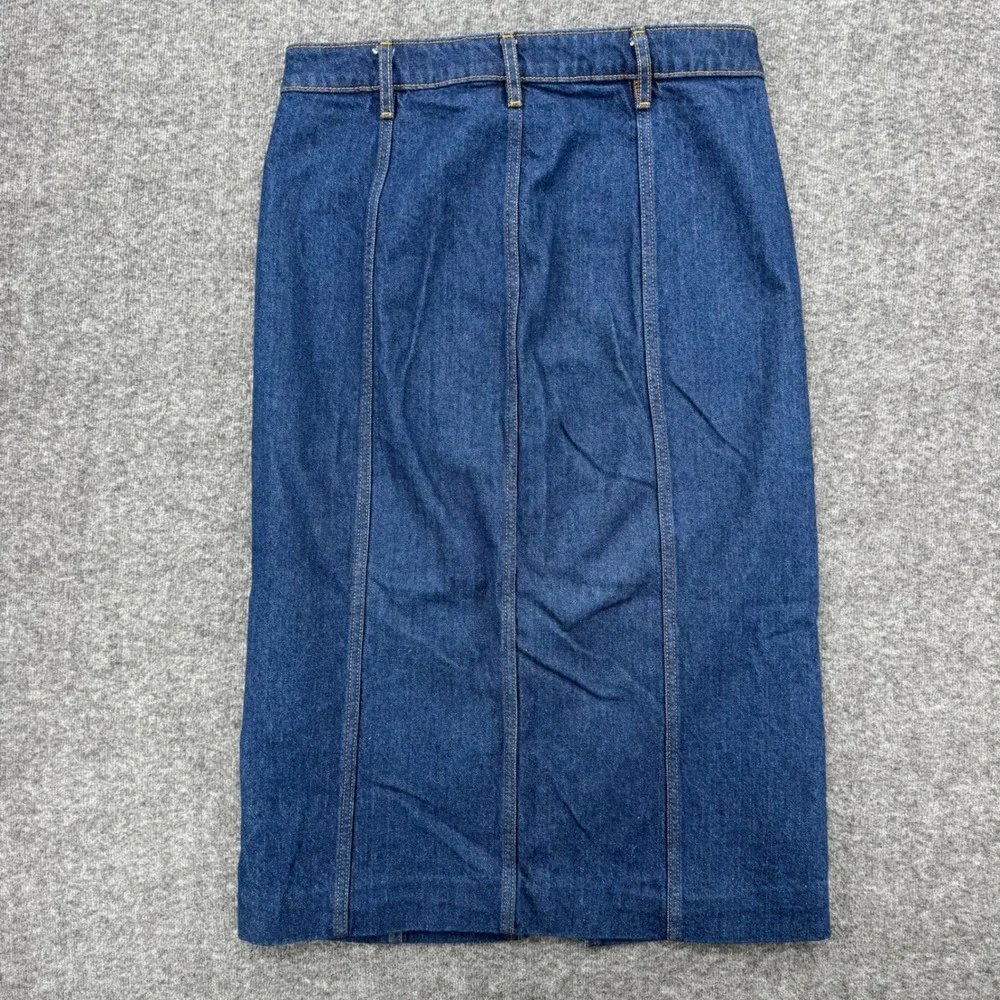 LOFT denim midi